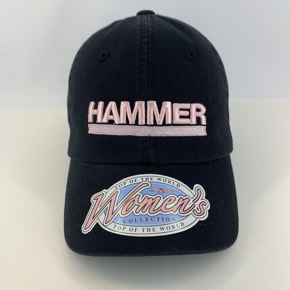 UCLA Hammer Museum Hat Womens Black Pink Adjustable Strap Baseball Cap TOW